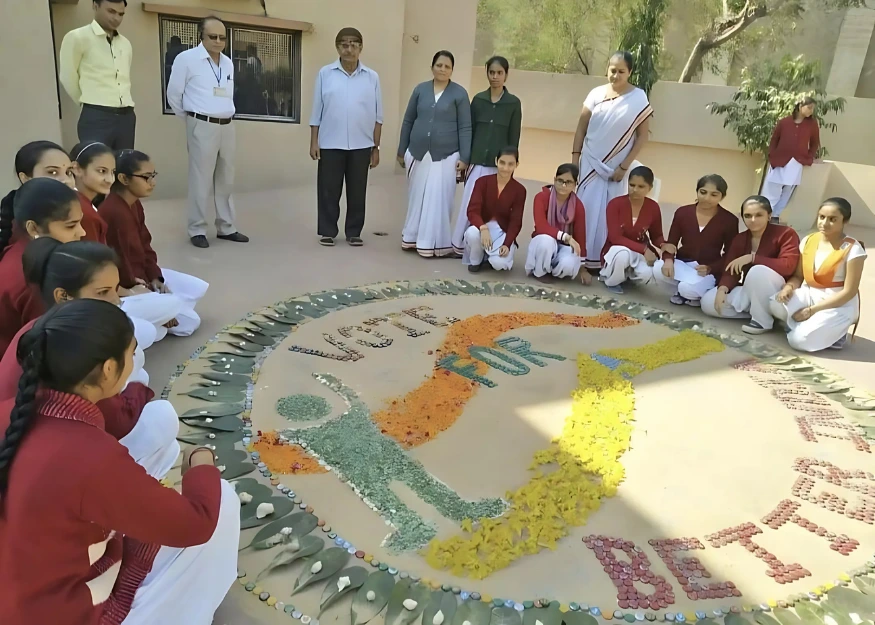 Election Awareness Rangoli